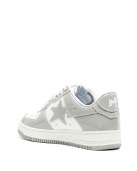 Baskets basses en cuir blanches A Bathing Ape