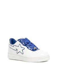 Baskets basses en cuir blanches A Bathing Ape