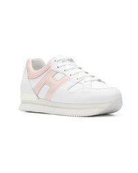 Baskets basses en cuir blanches Hogan