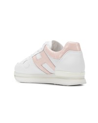 Baskets basses en cuir blanches Hogan