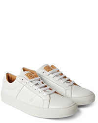 Baskets basses en cuir blanches