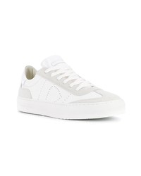 Baskets basses en cuir blanches Philippe Model