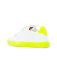 Baskets basses en cuir blanches Philipp Plein