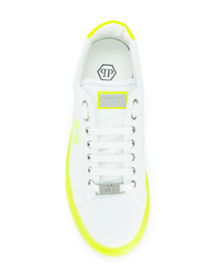 Baskets basses en cuir blanches Philipp Plein