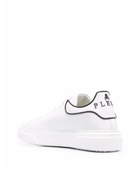 Baskets basses en cuir blanches Philipp Plein