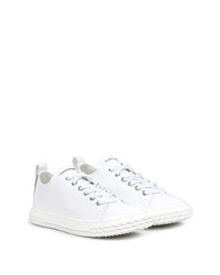 Baskets basses en cuir blanches Giuseppe Zanotti