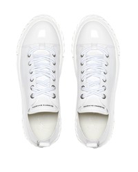 Baskets basses en cuir blanches Giuseppe Zanotti