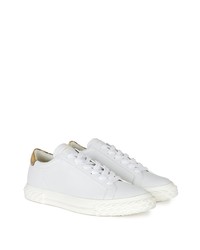 Baskets basses en cuir blanches Giuseppe Zanotti