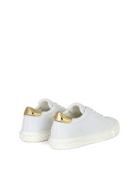 Baskets basses en cuir blanches Giuseppe Zanotti