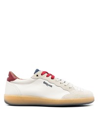 Baskets basses en cuir blanches Blauer