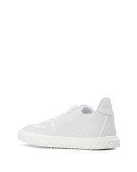 Baskets basses en cuir blanches Giuseppe Zanotti