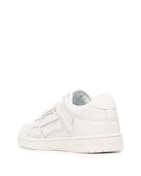 Baskets basses en cuir blanches Amiri