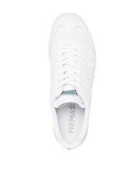 Baskets basses en cuir blanches Premiata