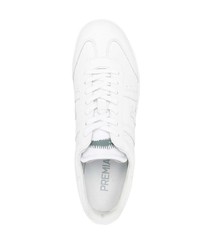 Baskets basses en cuir blanches Premiata