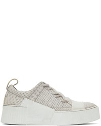 Baskets basses en cuir blanches Boris Bidjan Saberi