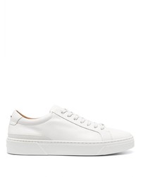 Baskets basses en cuir blanches BOSS