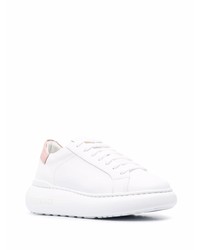 Baskets basses en cuir blanches Hide&Jack