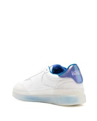 Baskets basses en cuir blanches Karl Lagerfeld