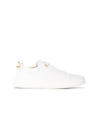 Baskets basses en cuir blanches Buscemi