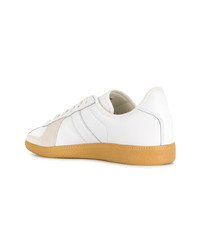 Baskets basses en cuir blanches adidas