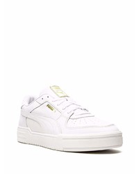 Baskets basses en cuir blanches Puma