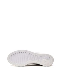 Baskets basses en cuir blanches Puma