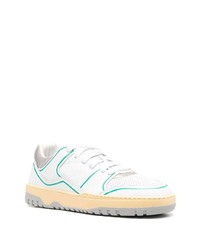 Baskets basses en cuir blanches MSGM