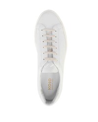 Baskets basses en cuir blanches Koio