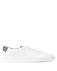 Baskets basses en cuir blanches Car Shoe