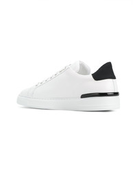 Baskets basses en cuir blanches Philipp Plein