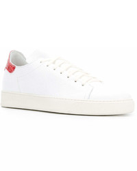 Baskets basses en cuir blanches Billionaire