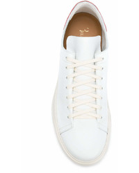 Baskets basses en cuir blanches Billionaire