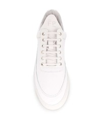 Baskets basses en cuir blanches Filling Pieces