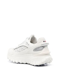 Baskets basses en cuir blanches Moncler