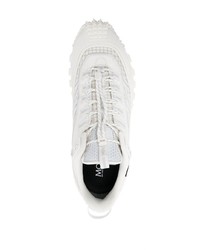 Baskets basses en cuir blanches Moncler