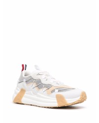 Baskets basses en cuir blanches Moncler