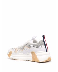 Baskets basses en cuir blanches Moncler