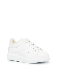 Baskets basses en cuir blanches Alexander McQueen