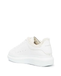 Baskets basses en cuir blanches Alexander McQueen