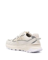 Baskets basses en cuir blanches Moncler