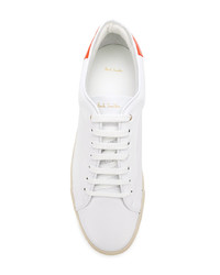 Baskets basses en cuir blanches Paul Smith