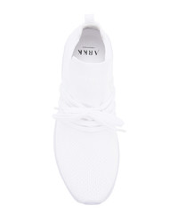 Baskets basses en cuir blanches Arkk