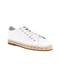 Baskets basses en cuir blanches DSQUARED2