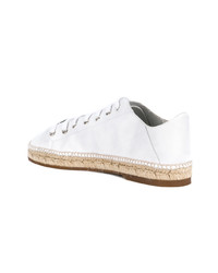 Baskets basses en cuir blanches DSQUARED2