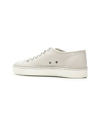 Baskets basses en cuir blanches Lanvin