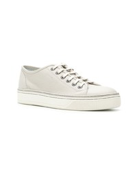 Baskets basses en cuir blanches Lanvin