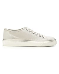 Baskets basses en cuir blanches Lanvin