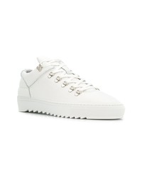 Baskets basses en cuir blanches Filling Pieces