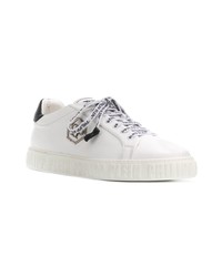 Baskets basses en cuir blanches Philipp Plein