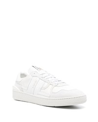 Baskets basses en cuir blanches Lanvin